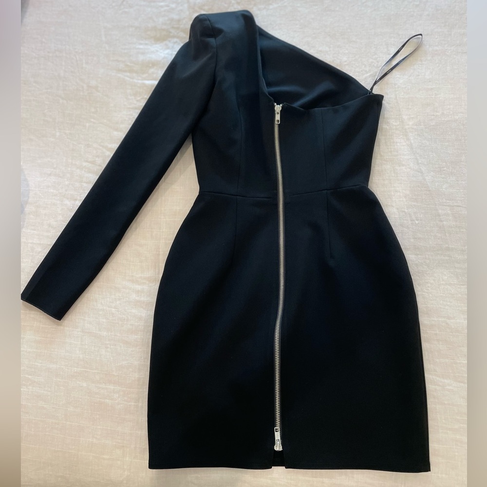 Alex Perry One Shoulder Mini Dress
